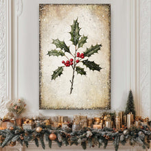 Load image into Gallery viewer, Christmas Holly Wall Art II