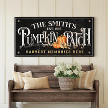 Load image into Gallery viewer, Harvest Memories Here Pumpkin Patch Sign