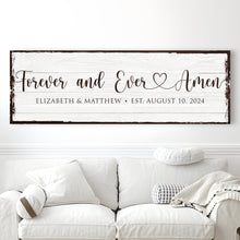 Load image into Gallery viewer, Forever And Ever Amen Faith Sign II