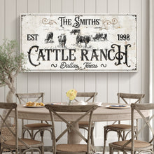 Load image into Gallery viewer, Branded Cattle Ranch Sign III