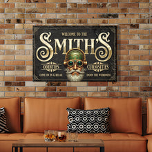 Load image into Gallery viewer, Personalized Family Steampunk Sign
