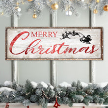 Load image into Gallery viewer, Vintage Merry Christmas Sign