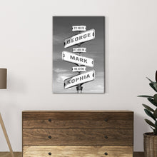 Load image into Gallery viewer, Family Names Road Sign