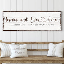 Load image into Gallery viewer, Forever And Ever Amen Faith Sign II
