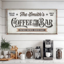 Load image into Gallery viewer, Coffee Bar Sign IX