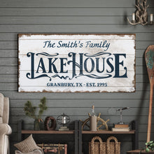 Load image into Gallery viewer, Lake House Sign VII