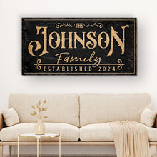 Load image into Gallery viewer, Personalized Family Sign X