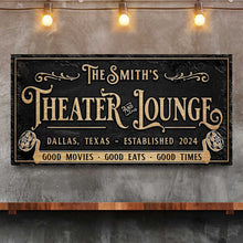 Load image into Gallery viewer, Personalized Theater Sign II