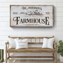 Load image into Gallery viewer, Personalized Farmhouse Sign