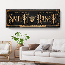 Load image into Gallery viewer, Personalized Cattle Ranch Sign