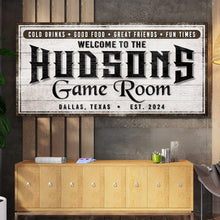 Load image into Gallery viewer, Personalized Game Room Sign IV