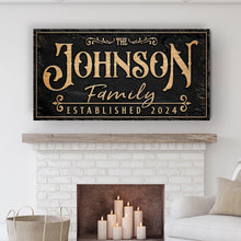 Load image into Gallery viewer, Personalized Family Sign X