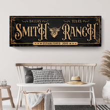 Load image into Gallery viewer, Personalized Cattle Ranch Sign