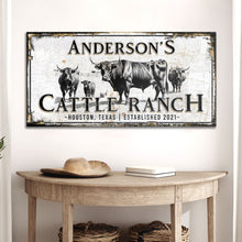 Load image into Gallery viewer, Personalized Cattle Sign