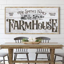 Load image into Gallery viewer, Personalized Farmhouse Sign V