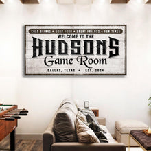 Load image into Gallery viewer, Personalized Game Room Sign IV