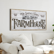 Load image into Gallery viewer, Personalized Farmhouse Sign V