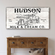 Load image into Gallery viewer, Personalized Milk &amp; Cream Co Sign II
