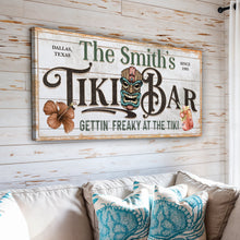 Load image into Gallery viewer, Personalized Tiki Bar Sign