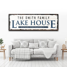 Load image into Gallery viewer, Family Lake House Arrow Sign