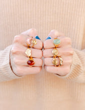 Load image into Gallery viewer, Pink Enamel Butterfly Ring
