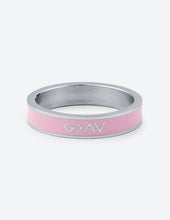 Load image into Gallery viewer, Pink Enamel Highs and Lows Ring