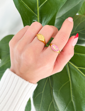 Load image into Gallery viewer, Pink Enamel WWJD Ring