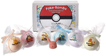 Load image into Gallery viewer, Bath Bombs for Kids: With Toys Inside, Pokemon-Inspired, Moisturizing, Natural, Large Colorful Bath Bombs (6 Count) Pack of 1