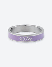 Load image into Gallery viewer, Lavender Enamel Highs and Lows Ring