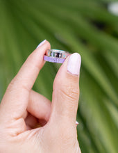 Load image into Gallery viewer, Lavender Enamel Loved Ring