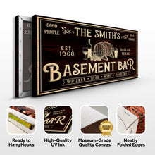 Load image into Gallery viewer, Personalized Basement Bar Sign