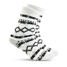 Load image into Gallery viewer, White Fox Patterned Sock