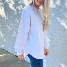 Load image into Gallery viewer, White Oversized Terry Poncho