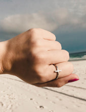 Load image into Gallery viewer, Silver Cross Ring