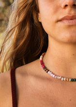 Load image into Gallery viewer, Natural Gemstone Necklace + 14k Gold Filled Toggle : Sedona