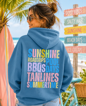 Load image into Gallery viewer, Sunshine Roadtrip Pool Days Hoodie
