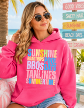 Load image into Gallery viewer, Sunshine Roadtrip Pool Days Hoodie