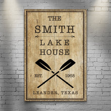Load image into Gallery viewer, Family Lake House Rustic Sign II