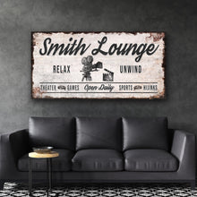 Load image into Gallery viewer, Relax Unwind Theatre Lounge Sign