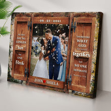 Load image into Gallery viewer, Matthew 19:6 - So They Are No Longer Two, But One Flesh Sign II