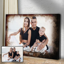 Load image into Gallery viewer, Family Portrait On Wood Sign