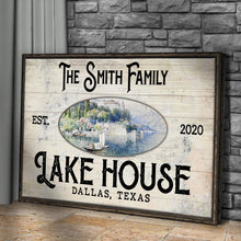 Load image into Gallery viewer, Family Lake House View Sign