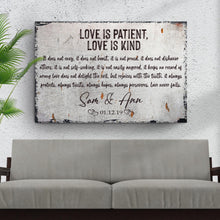 Load image into Gallery viewer, Love Is Patient, Love Is Kind Sign