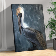 Load image into Gallery viewer, Pelican Painting "The Fish Catcher" Canvas Wall Art II