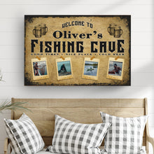 Load image into Gallery viewer, Welcome Fishing Cave Sign