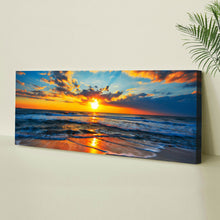 Load image into Gallery viewer, Sunrise On Atlantic Ocean Canvas Wall Art II
