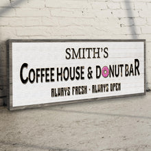Load image into Gallery viewer, Coffee House And Donut Bar Sign II