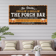 Load image into Gallery viewer, Family Porch Bar Sign