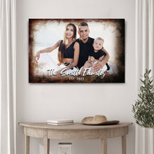 Load image into Gallery viewer, Family Portrait On Wood Sign