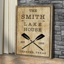 Load image into Gallery viewer, Family Lake House Rustic Sign II